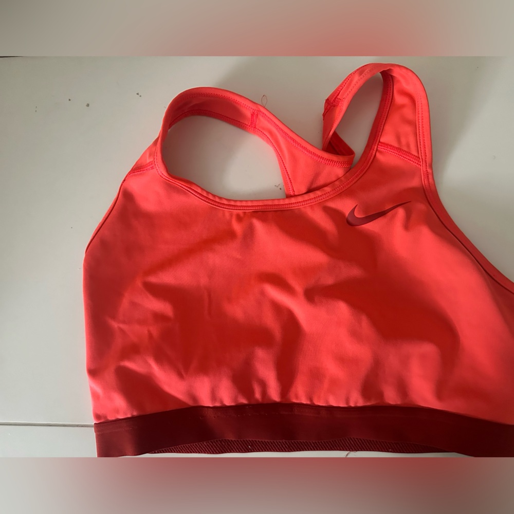 Bright Orange Nike Sports Bra